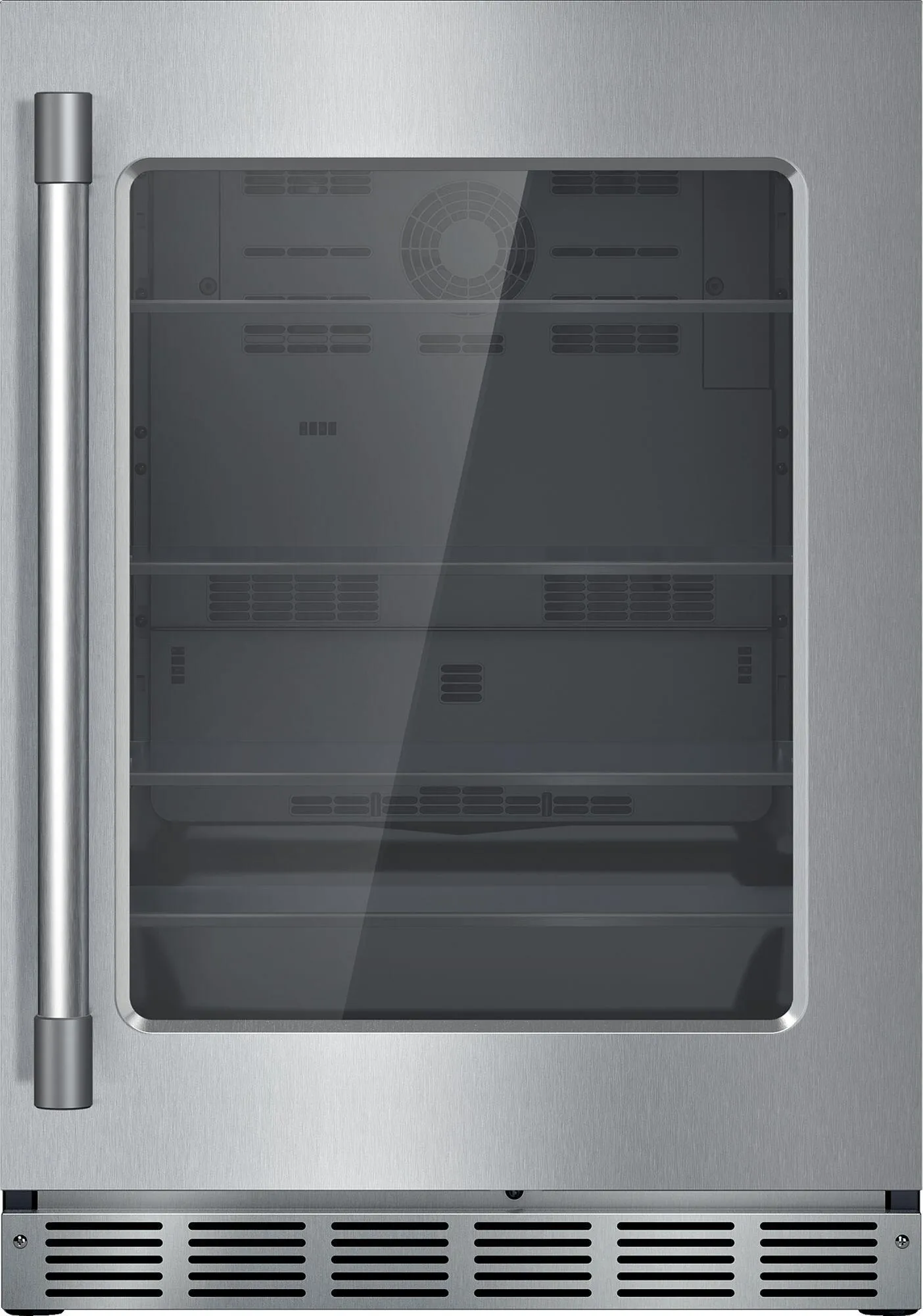 Thermador T24UR925RS Freedom Glass Door Refrigeration 24'' Professional Soft Close Flat Hinge T24Ur925Rs