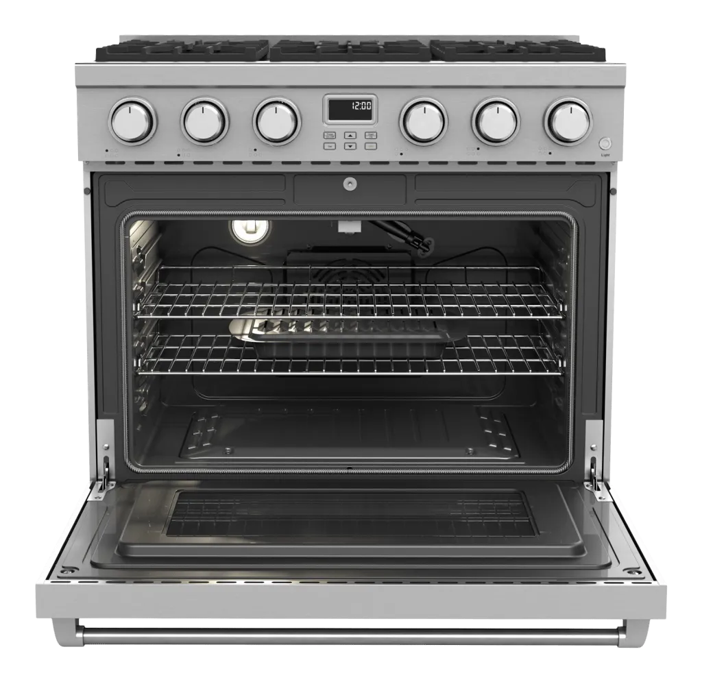 Thor Kitchen ARG36LP Thor Kitchen 36-Inch Contemporary Professional Gas Range - Arg36Lp