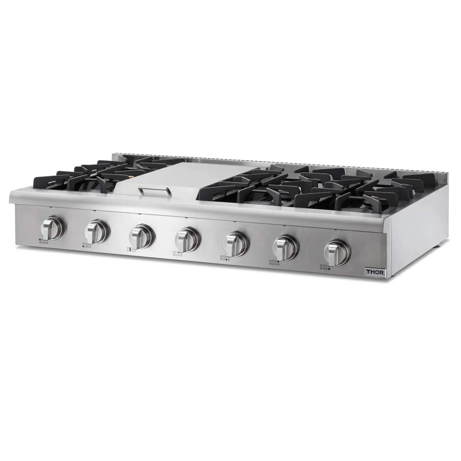 Thor Kitchen HRT4806ULP 48 Inch Professional Gas Rangetop In Stainless Steel - Liquid Propane