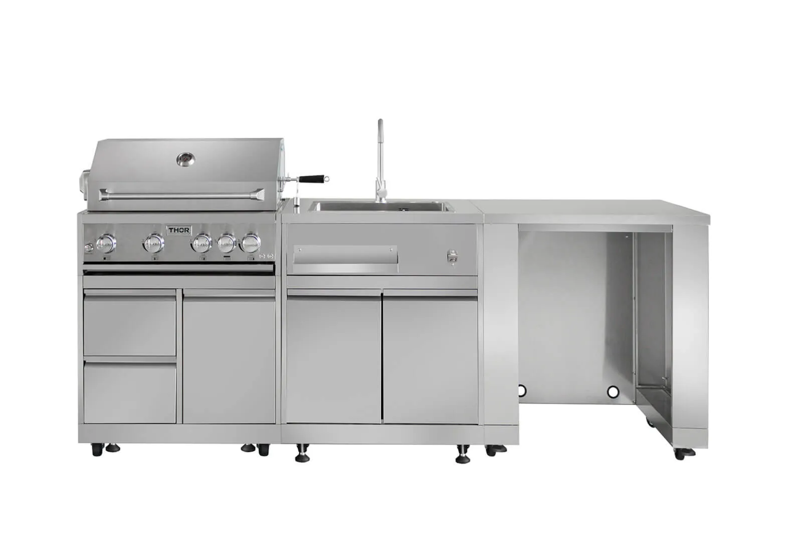 Thor Kitchen MK04SS304 32 Inch 4-Burner Gas Bbq Grill With Rotisserie In Stainless Steel