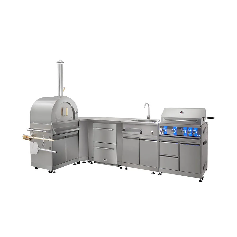 Thor Kitchen MK06SS304 Outdoor Kitchen Corner Cabinet In Stainless Steel