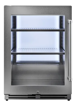 Thor Kitchen TBR24ULH Thor Kitchen 24-Inch Professional Undercounter Beverage Cooler - Model Tbr24U-Lh