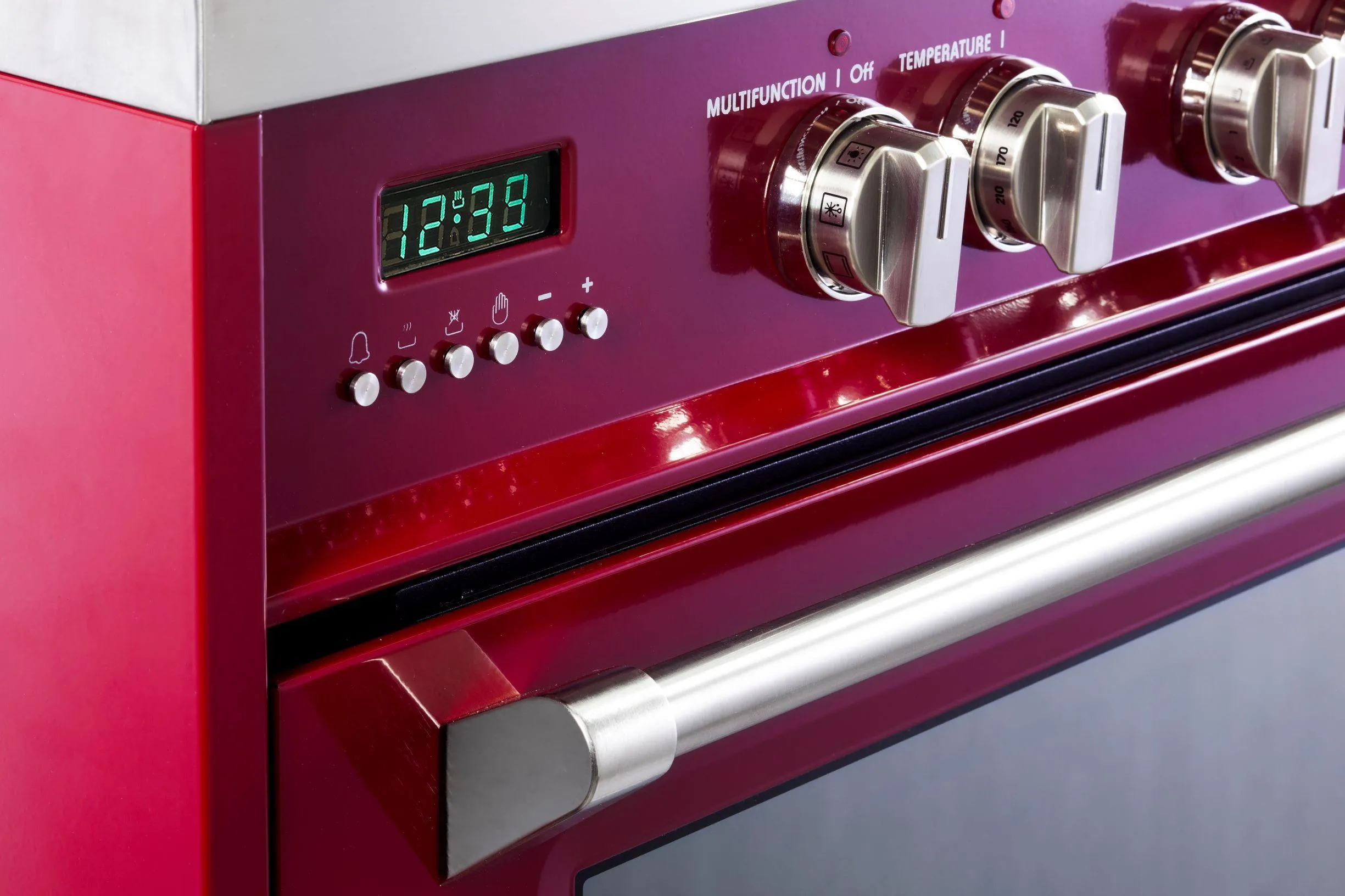 Verona VDFSIE365BU Designer 36 Induction Single Oven Range - Burgundy
