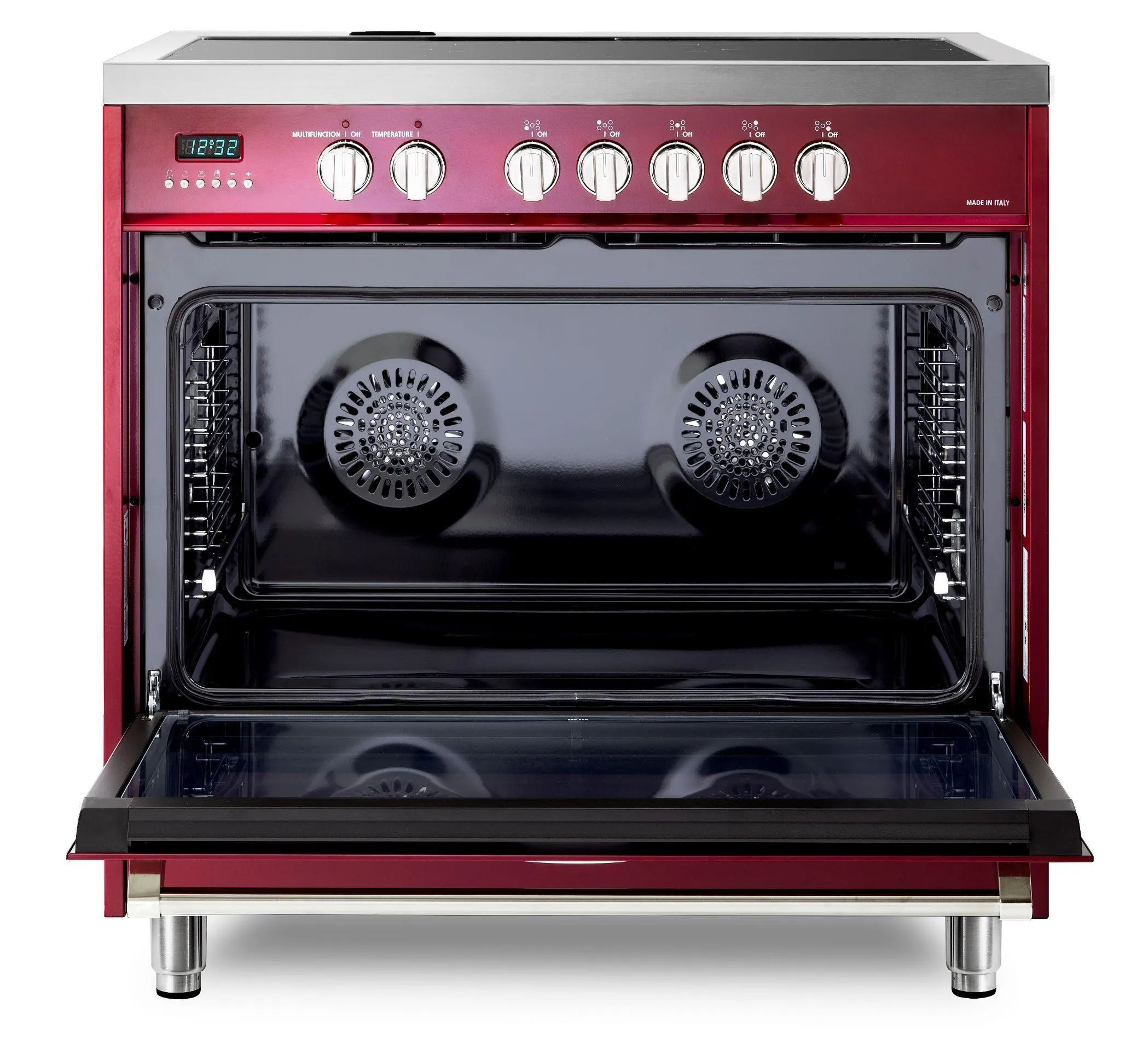 Verona VDFSIE365BU Designer 36 Induction Single Oven Range - Burgundy