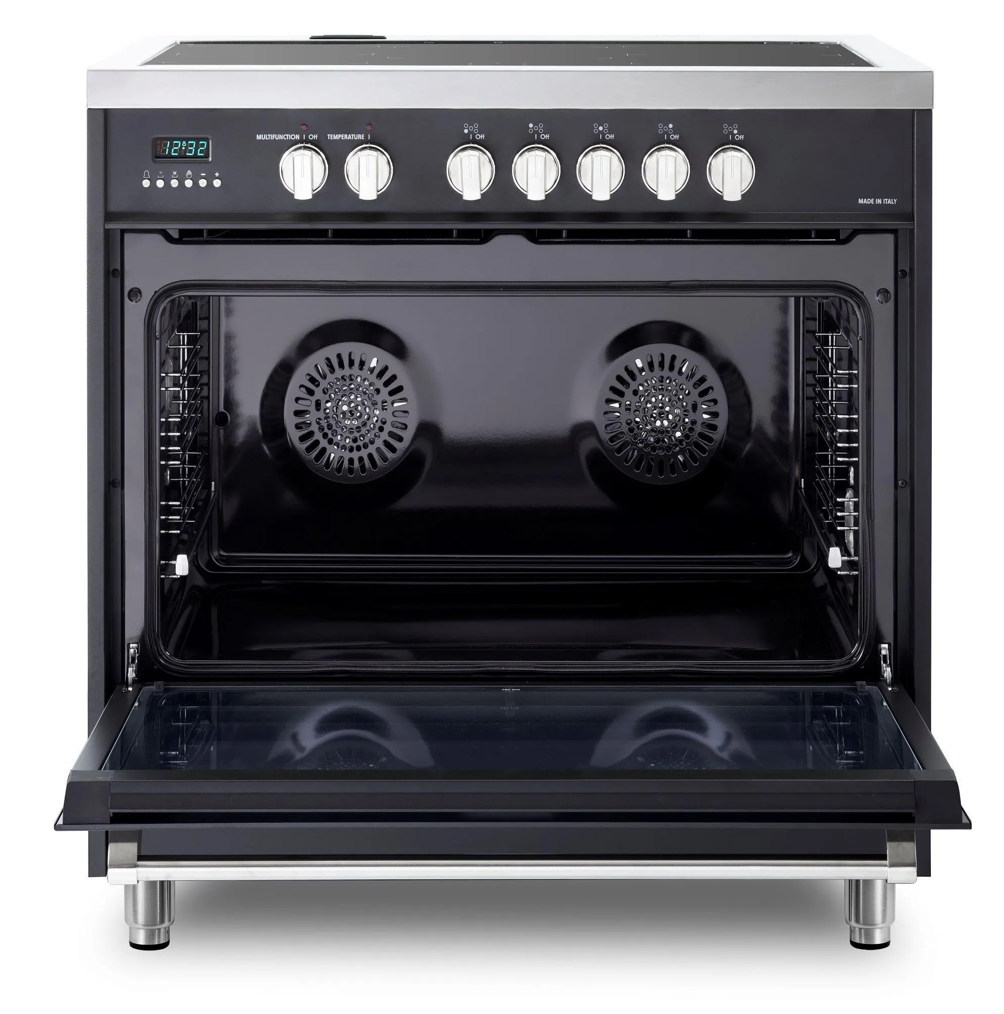 Verona VDFSIE365E Matte Black 36 Designer Induction Range