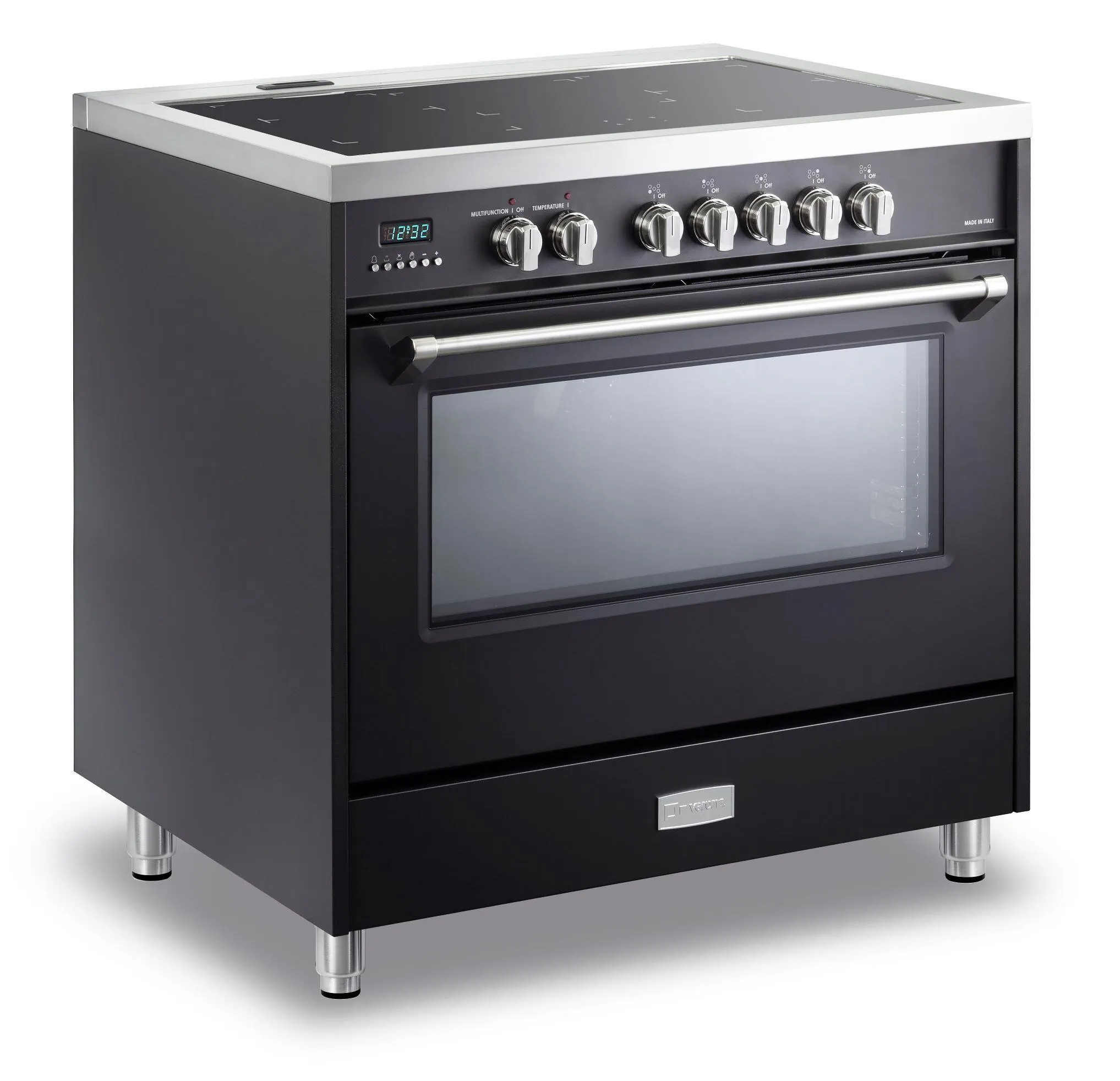 Verona VDFSIE365E Matte Black 36 Designer Induction Range