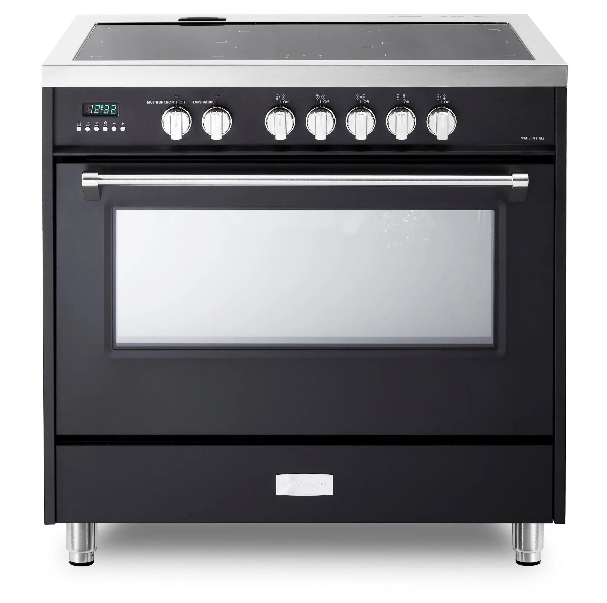 Verona VDFSIE365E Matte Black 36 Designer Induction Range