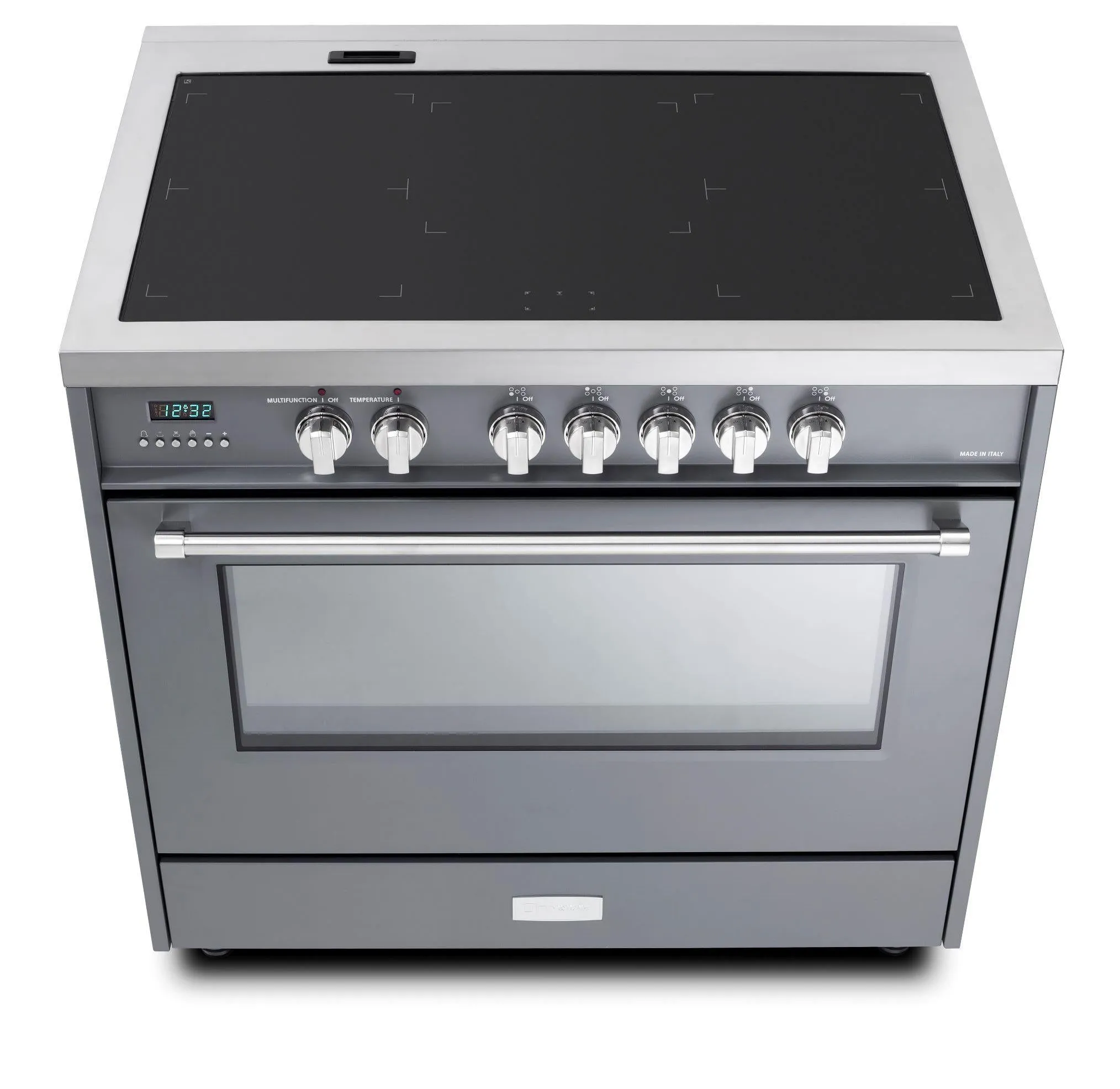 Verona VDFSIE365SG Slate Gray 36 Designer Induction Range