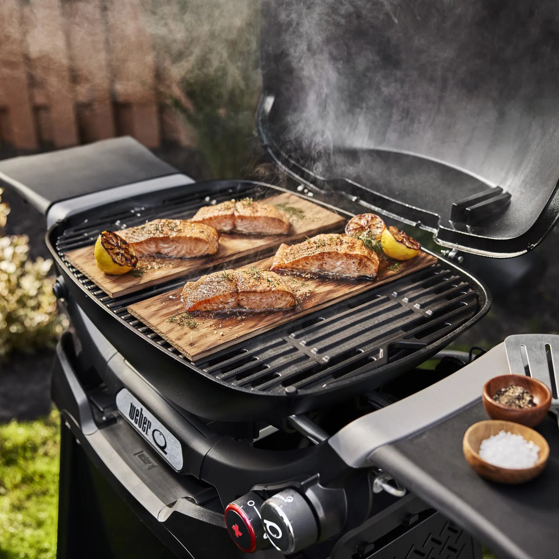 Weber 1500394 Q 2800N  Gas Grill With Stand (Liquid Propane) - Sky Blue
