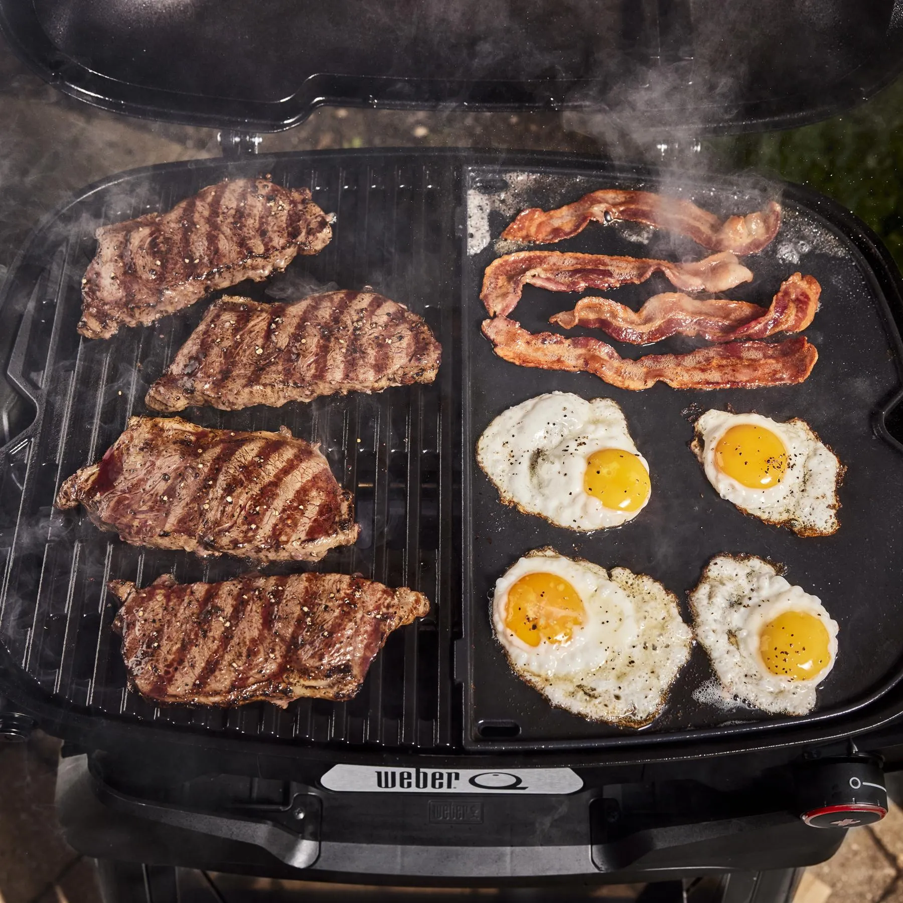 Weber 1500394 Q 2800N  Gas Grill With Stand (Liquid Propane) - Sky Blue