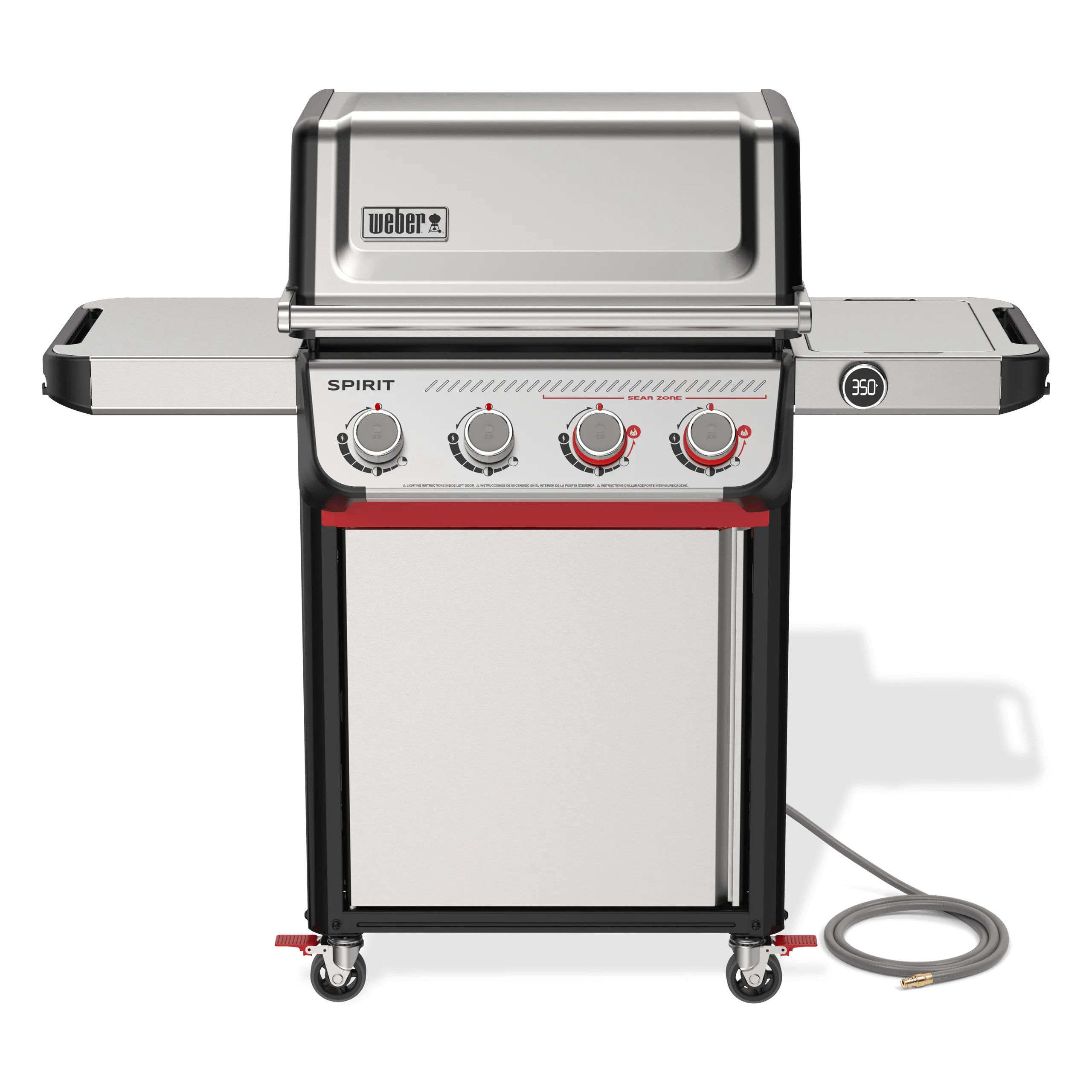 Weber 1501057 Spirit Sp-425 Gas Grill (Natural Gas) - Stainless Steel