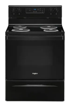 Whirlpool WFC150M0JB 4.8 Cu. Ft. Whirlpool Electric Range With Keep Warm Setting