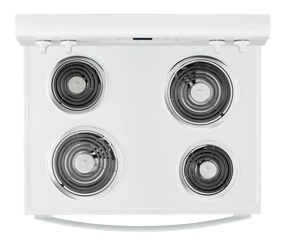 Whirlpool WFC315S0JW 4.8 Cu. Ft. Whirlpool Electric Range With Keep Warm Setting