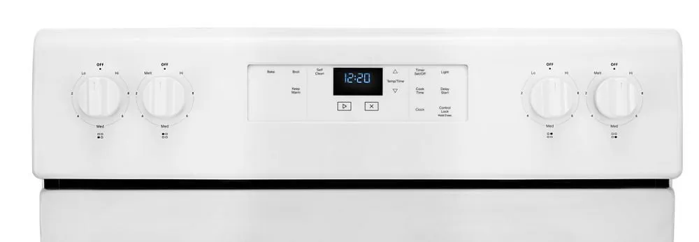Whirlpool WFC315S0JW 4.8 Cu. Ft. Whirlpool Electric Range With Keep Warm Setting