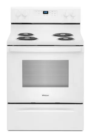 Whirlpool WFC315S0JW 4.8 Cu. Ft. Whirlpool Electric Range With Keep Warm Setting