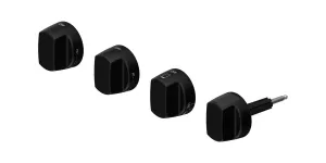 Wolf 9015760 48 And 60 Dual Fuel Black Knobs