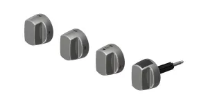 Wolf 9015763 48 And 60 Dual Fuel Stainless Steel Knobs