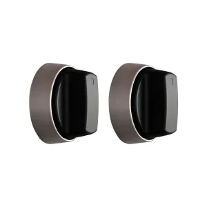Wolf 9056335 30 M Series Professional Built-In Oven Black Knob Kit