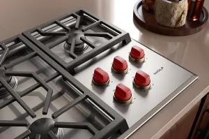 Wolf 9061697 36 Professional Gas Cooktop Brushed Brass Bezel Kit