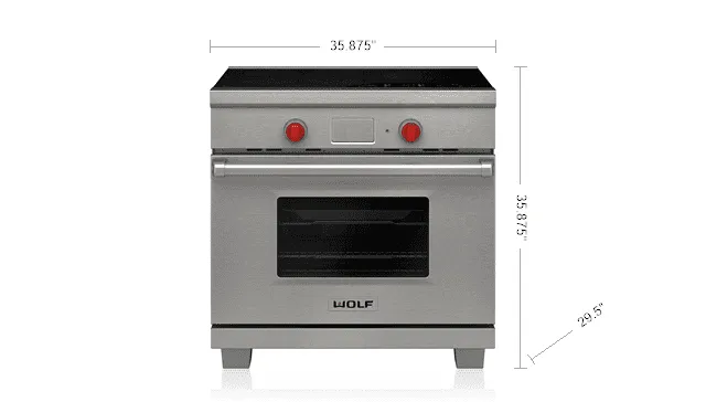Wolf IR365PESPH 36 Professional Induction Range