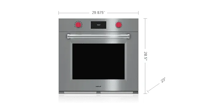 Wolf SO30PMSPH 30 M Series Professional Built-In Single Oven