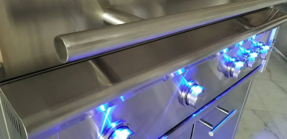 Xo Appliance XOGRILL36N 36In Grill 3 Burner W/ Rotiss Burner Ng