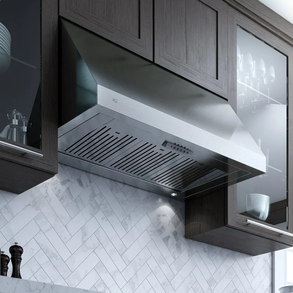 Xo Appliance XOT1836KS 1000 Cfm 36 Wall Mount Italian Made Pro Hood Stainless